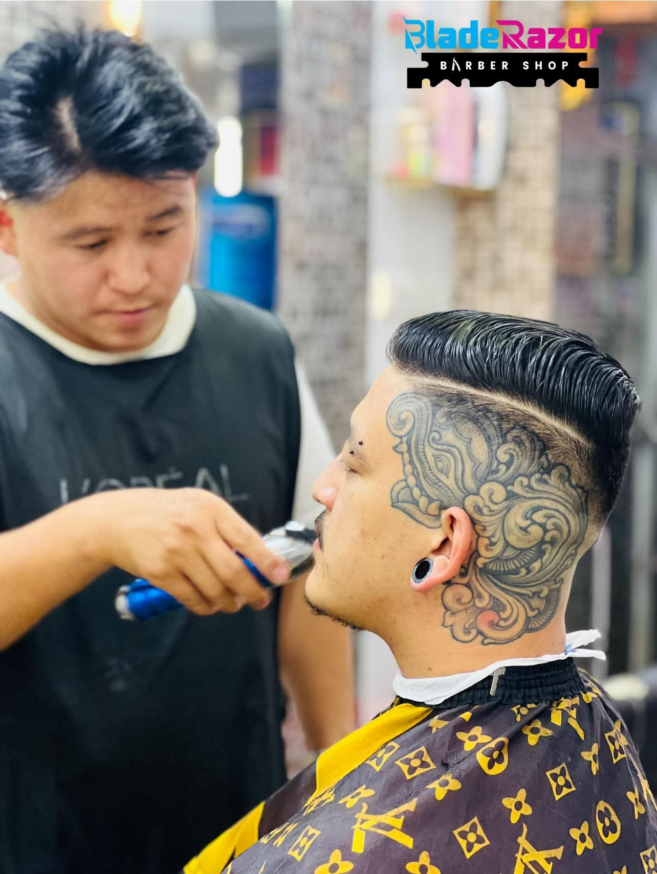 Barber shop workspace