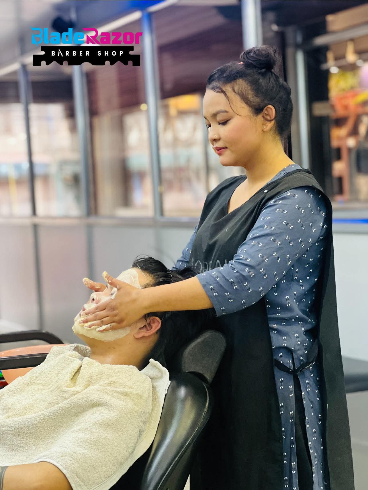 Barber shop exterior